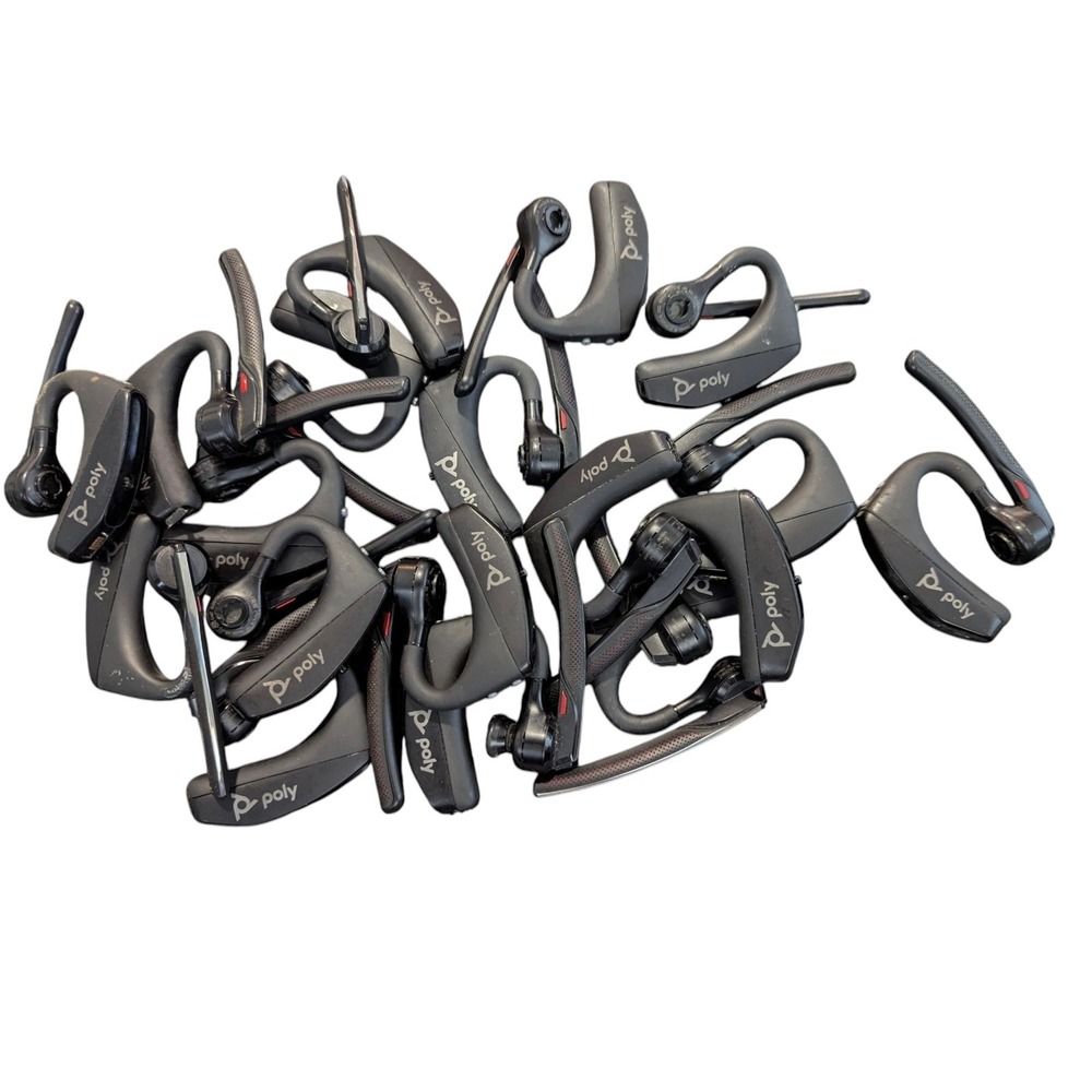 Nn3P Lot Of 18- Plantronics Poly Voyager 5220 Noise Cancelling Bluetooth Headset